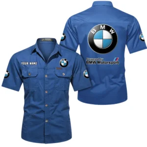Performance Machine Exclusive Logo Short Sleeved Shirt, Gift For Performance Machine Lovers CAR444 - Cowboy Blue