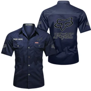 Off-Road Apparel  Exclusive Logo Short Sleeved Shirt, Gift For Off-Road Apparel  Enthusiasts CAR444 - Dark Blue