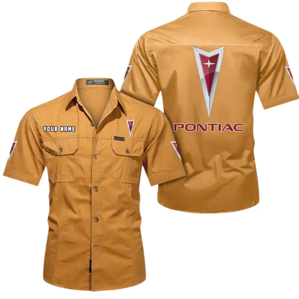 Heritage Auto Exclusive Logo Short Sleeved Shirt, Gift For Heritage Auto Enthusiasts CAR444 - Turmeric