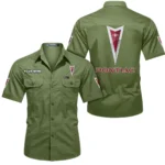 Classic American Car Exclusive Logo Short Sleeved Shirt, Gift For Classic American Car Lovers CAR444 - Fruit Green