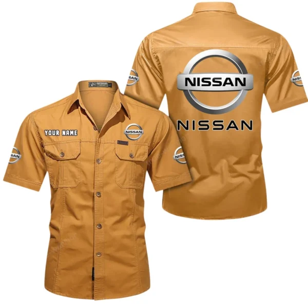 Performance Car Exclusive Logo Short Sleeved Shirt, Gift For Performance Car Lovers CAR444 - Turmeric