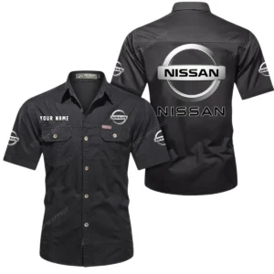 Mid-Size Sedan Exclusive Logo Short Sleeved Shirt, Gift For Mid-Size Sedan Enthusiasts CAR444 - Black