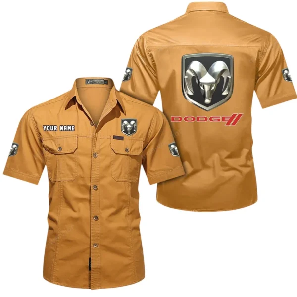 High-Performance Automobile Exclusive Logo Short Sleeved Shirt, Gift For High-Performance Automobile Enthusiasts CAR444 - Turmeric