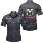 Street Machine Exclusive Logo Short Sleeved Shirt, Gift For Street Machine Enthusiasts CAR444 - Gray