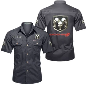 Street Machine Exclusive Logo Short Sleeved Shirt, Gift For Street Machine Enthusiasts CAR444 - Gray