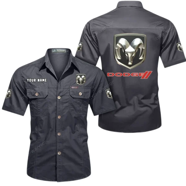 Street Machine Exclusive Logo Short Sleeved Shirt, Gift For Street Machine Enthusiasts CAR444 - Gray