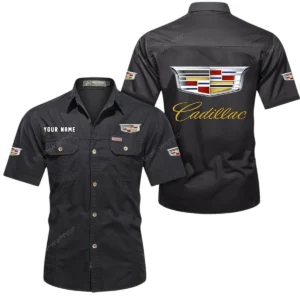 Stylish Luxury Wagon Exclusive Logo Short Sleeved Shirt, Gift For Stylish Luxury Wagon Lovers CAR444 - Black