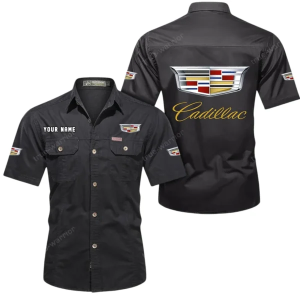 Stylish Luxury Wagon Exclusive Logo Short Sleeved Shirt, Gift For Stylish Luxury Wagon Lovers CAR444 - Black