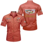 Refined Classic Ride Exclusive Logo Short Sleeved Shirt, Gift For Refined Classic Ride Enthusiasts CAR444 - Red
