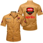 Motorbike Exclusive Logo Short Sleeved Shirt, Gift For Motorbike Enthusiasts CAR444 - Turmeric