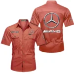 Heritage Vehicle Exclusive Logo Short Sleeved Shirt, Gift For Heritage Vehicle Lovers CAR444 - Red