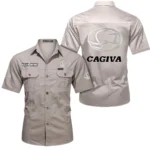 Agile Street Bike Exclusive Logo Short Sleeved Shirt, Gift For Agile Street Bike Enthusiasts CAR444 - Beige