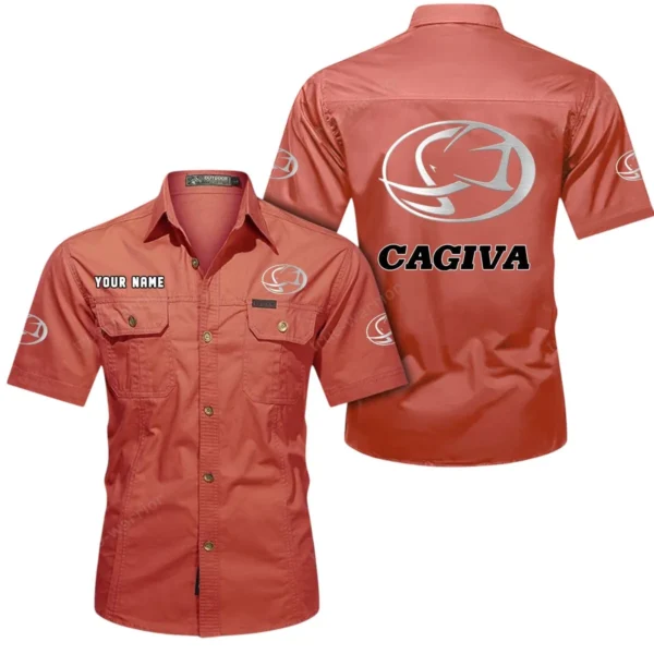 Touring Sport Motorcycle Exclusive Logo Short Sleeved Shirt, Gift For Touring Sport Motorcycle Enthusiasts CAR444 - Red