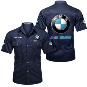 GT Touring Car Exclusive Logo Short Sleeved Shirt, Gift For GT Touring Car Enthusiasts CAR444 - Dark Blue