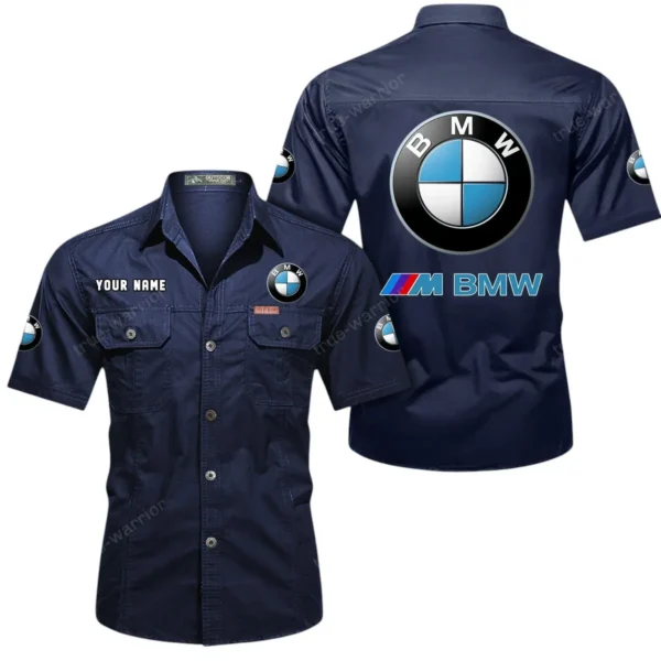 GT Touring Car Exclusive Logo Short Sleeved Shirt, Gift For GT Touring Car Enthusiasts CAR444 - Dark Blue