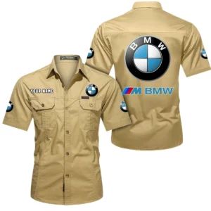 High-Speed Sports Car Exclusive Logo Short Sleeved Shirt, Gift For High-Speed Sports Car Lovers CAR444 - Khaki