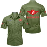 Nostalgic Ride Exclusive Logo Short Sleeved Shirt, Gift For Nostalgic Ride Enthusiasts CAR444 - Fruit Green