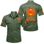 Classic Cruiser Exclusive Logo Short Sleeved Shirt, Gift For Classic Cruiser Enthusiasts CAR444 - Army Green