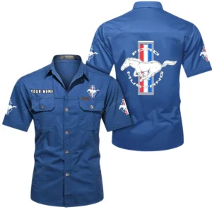 Performance Two-Door Exclusive Logo Short Sleeved Shirt, Gift For Performance Two-Door Lovers CAR444 - Cowboy Blue
