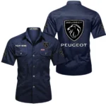 Practical Sedan Exclusive Logo Short Sleeved Shirt, Gift For Practical Sedan Lovers CAR444 - Dark Blue