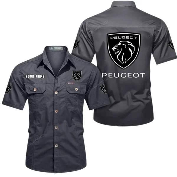 Urban Compact Exclusive Logo Short Sleeved Shirt, Gift For Urban Compact Lovers CAR444 - Gray