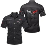 Lightweight Performance Car Exclusive Logo Short Sleeved Shirt, Gift For Lightweight Performance Car Enthusiasts CAR444 - Black