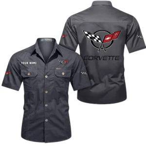 High-Performance Coupe Exclusive Logo Short Sleeved Shirt, Gift For High-Performance Coupe Lovers CAR444 - Gray
