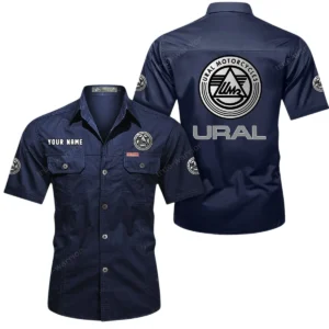 Classic Cruiser Exclusive Logo Short Sleeved Shirt, Gift For Classic Cruiser Lovers CAR444 - Dark Blue