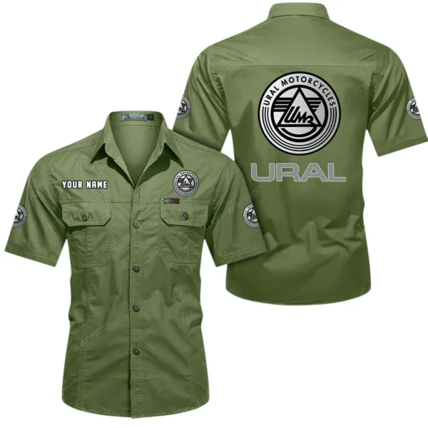 Touring Motorbike Exclusive Logo Short Sleeved Shirt, Gift For Touring Motorbike Lovers CAR444 - Fruit Green