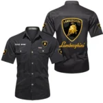 Luxury Performance Vehicle Exclusive Logo Short Sleeved Shirt, Gift For Luxury Performance Vehicle Lovers CAR444 - Black