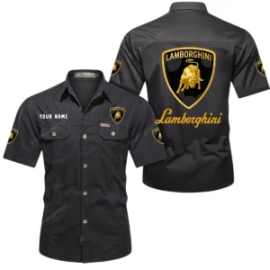 Luxury Performance Vehicle Exclusive Logo Short Sleeved Shirt, Gift For Luxury Performance Vehicle Lovers CAR444 - Black