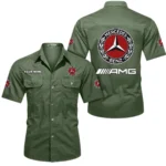 Collector’s Auto Exclusive Logo Short Sleeved Shirt, Gift For Collector’s Auto Enthusiasts CAR444 - Army Green