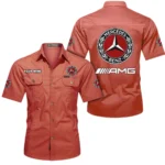 Heritage Vehicle Exclusive Logo Short Sleeved Shirt, Gift For Heritage Vehicle Enthusiasts CAR444 - Red