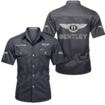 Grand Tourer  Exclusive Logo Short Sleeved Shirt, Gift For Grand Tourer  Enthusiasts CAR444 - Gray
