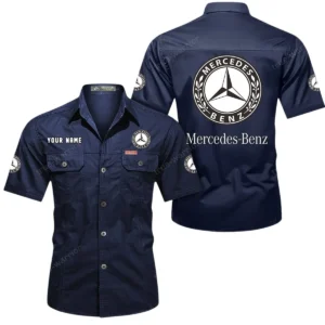 High-End Coupe Exclusive Logo Short Sleeved Shirt, Gift For High-End Coupe Enthusiasts CAR444 - Dark Blue