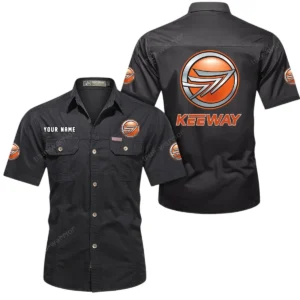 Street Motorcycle Exclusive Logo Short Sleeved Shirt, Gift For Street Motorcycle Enthusiasts CAR444 - Black