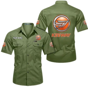 City Two-Wheeler Exclusive Logo Short Sleeved Shirt, Gift For City Two-Wheeler Enthusiasts CAR444 - Fruit Green