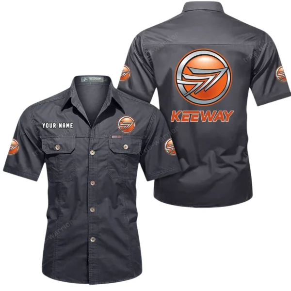 Agile Scooter Exclusive Logo Short Sleeved Shirt, Gift For Agile Scooter Enthusiasts CAR444 - Gray