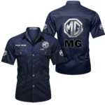 Historic Automobile Exclusive Logo Short Sleeved Shirt, Gift For Historic Automobile Lovers CAR444 - Dark Blue