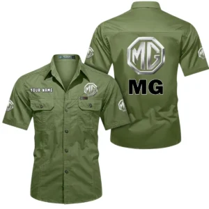 Classic British Car Exclusive Logo Short Sleeved Shirt, Gift For Classic British Car Lovers CAR444 - Fruit Green