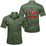 All-Terrain Vehicle Exclusive Logo Short Sleeved Shirt, Gift For All-Terrain Vehicle Lovers CAR444 - Army Green