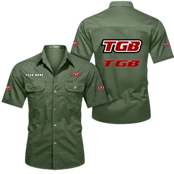 All-Terrain Vehicle Exclusive Logo Short Sleeved Shirt, Gift For All-Terrain Vehicle Lovers CAR444 - Army Green