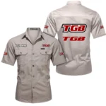 Recreational Quad Exclusive Logo Short Sleeved Shirt, Gift For Recreational Quad Enthusiasts CAR444 - Beige