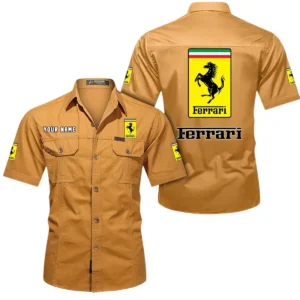 Iconic Performance Vehicle Exclusive Logo Short Sleeved Shirt, Gift For Iconic Performance Vehicle Enthusiasts CAR444 - Turmeric