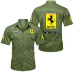Track-Ready Sports Car Exclusive Logo Short Sleeved Shirt, Gift For Track-Ready Sports Car Enthusiasts CAR444 - Fruit Green