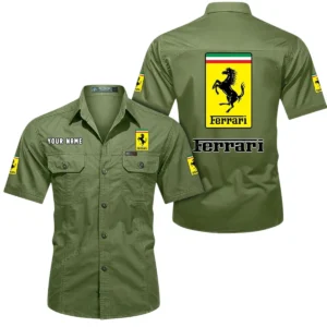 Track-Ready Sports Car Exclusive Logo Short Sleeved Shirt, Gift For Track-Ready Sports Car Enthusiasts CAR444 - Fruit Green