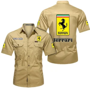 Performance GT Exclusive Logo Short Sleeved Shirt, Gift For Performance GT Enthusiasts CAR444 - Khaki