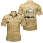 Mid-Size Auto Exclusive Logo Short Sleeved Shirt, Gift For Mid-Size Auto Lovers CAR444 - Khaki