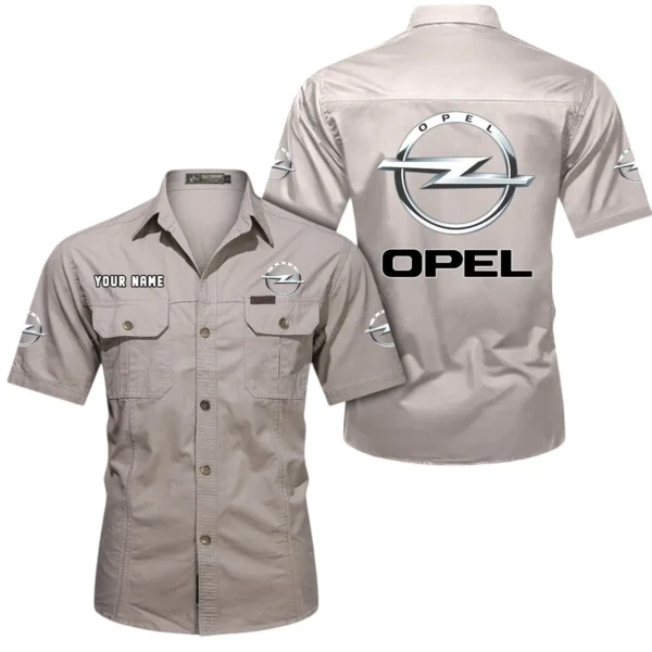 Affordable Automobile Exclusive Logo Short Sleeved Shirt, Gift For Affordable Automobile Lovers CAR444 - Beige