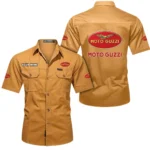 Track Motorcycle Exclusive Logo Short Sleeved Shirt, Gift For Track Motorcycle Enthusiasts CAR444 - Turmeric